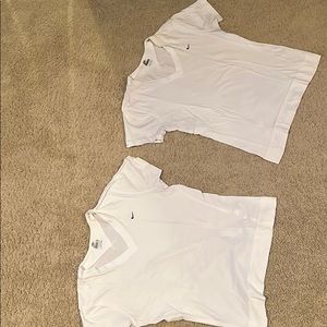 Nike dri-fit white shirt sleeve T